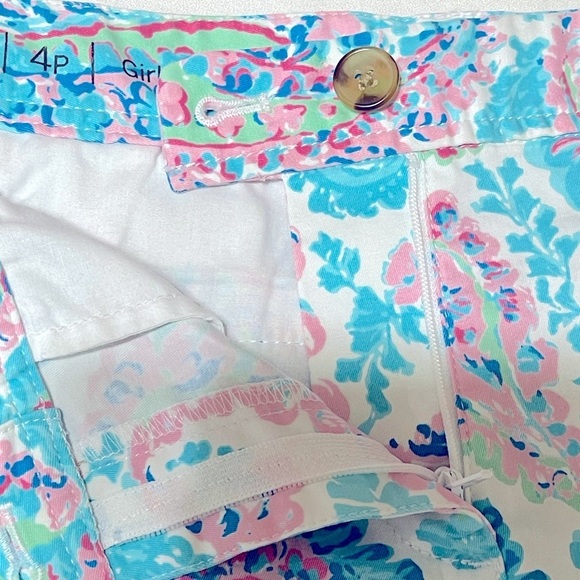 🔥SALE🔥Talbots Girlfriend Fresno Paisley Chino Shorts SZ 4P - Picture 5 of 7